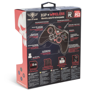 manette XGP WIRELESS gaming spirit of gamer vanille fraise marketing et communication packaging, photo produit, shooting, boutique, amazon, graphisme, graphiste
